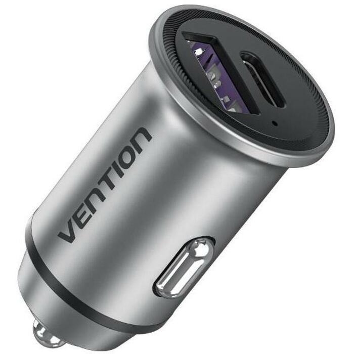 Vention Lādētājs 2-Portu USB A+C FFBH0