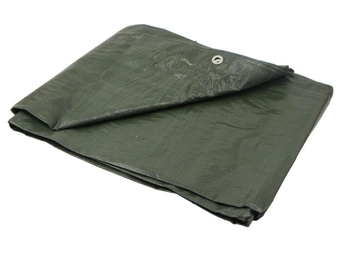 Geko Tarpaulin sheet G70305, 2x3m, 80g/m2, алюминиевые люверсы через 1м, усиленные края веревкой, водонепроницаемый, моющийся (G70305)