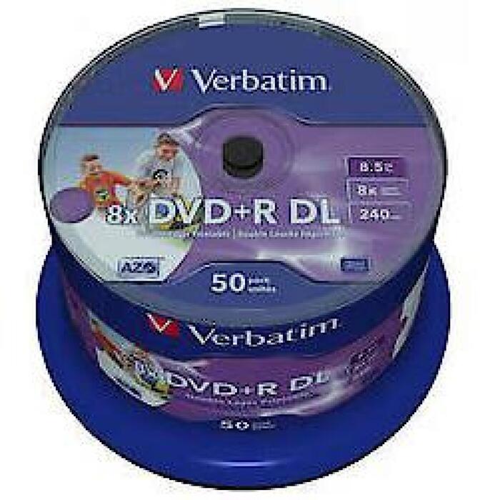 VERBATIM 50xDVD+R DL 8.5 GB