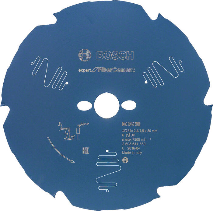 Ripzāģa disks FiberCement 254x30/25,4 mm