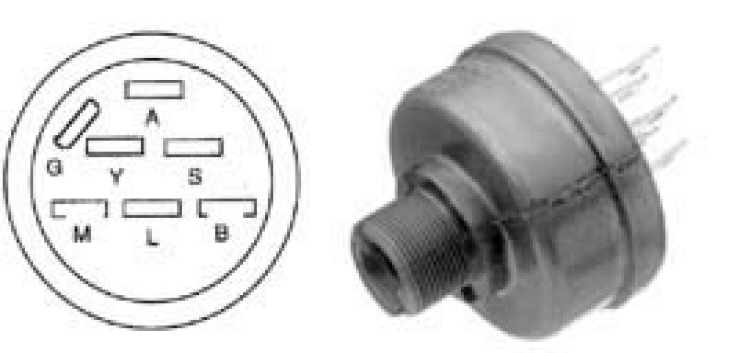 BBT Замок зажигания 33-383, 7 соединений, MURRAY, BBTB15611 (33-383)