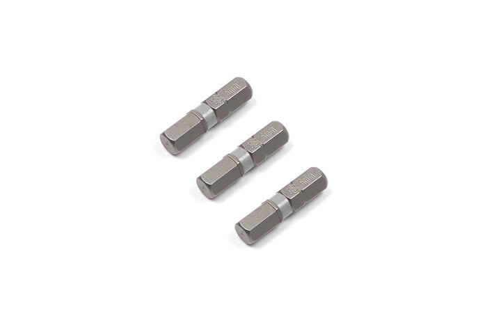 Seškantis 4mm, 25mm garums, 3gb iepakojumā
