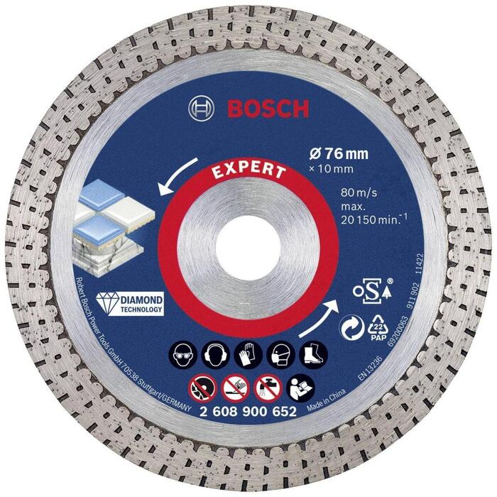Bosch Dimanta griešanas disks 2608902391, 76x10x1