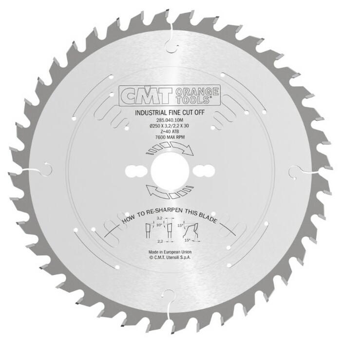 Cmt Zāģripa kokam 400x3,5/2,5x30 Z60 a=10° b=15° ATB 2.653kg (285.060.16M)