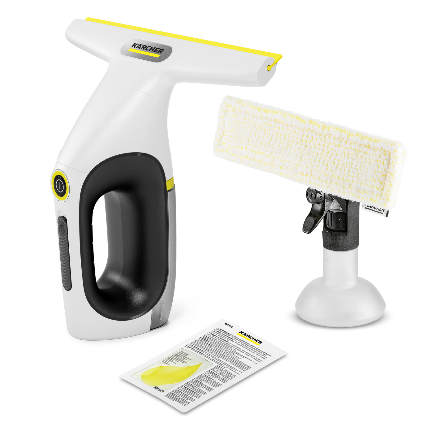Kärcher WV 2 Universal Care akumulatora logu tīrītājs stikla spoguļu un flīžu tīrīšanai 280mm 120ml 35min 105m² 1.633-671.0 (1.633-671.0)