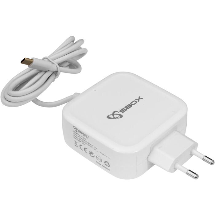 Sbox Tīkla lādētājs TC-65W, 65W, AC