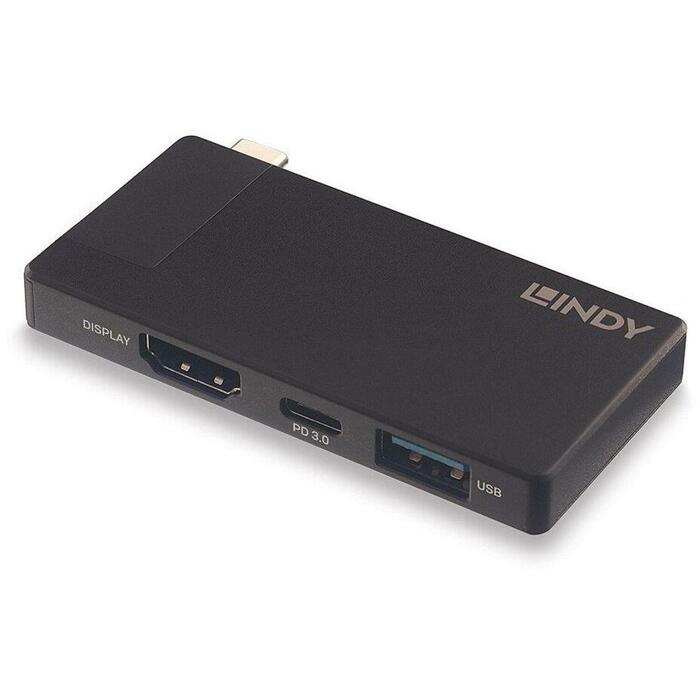 Lindy dokstacija USB-C 43336 4K HDMI