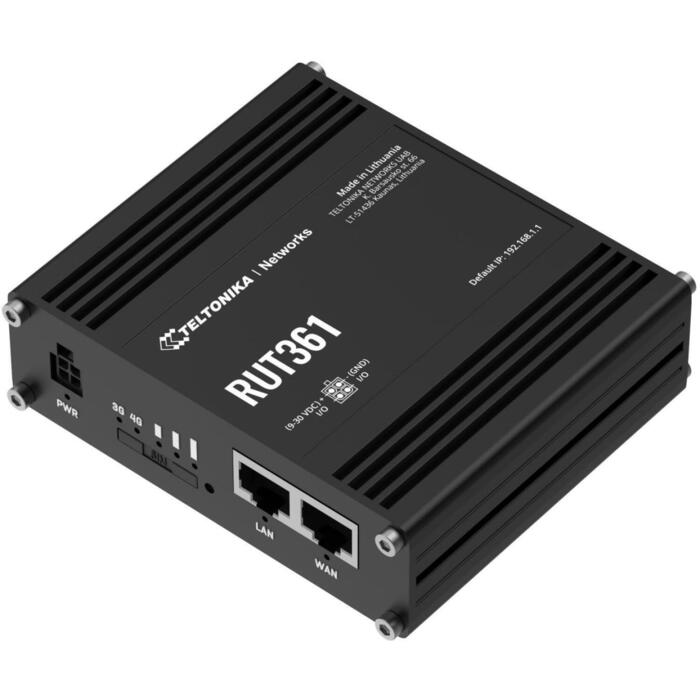Teltonika maršrutētājs RUT361 4G LTE CAT