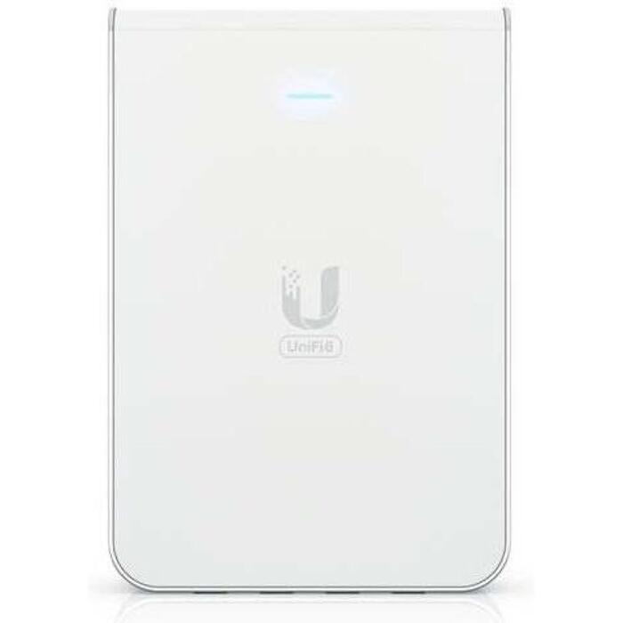Ubiquiti bezvadu piekļuves punkts U6-IW, 802.11ax, 2.4 GHz/5 GHz, 10/100/1000 Mbit/s, 1 RJ-45 ports, MU-MIMO, PoE in (U6-IW)