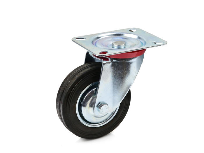 Riteņa rullis ar grozāmu plāksni, 100mm