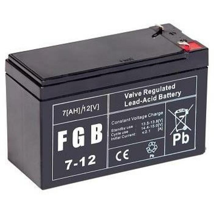 Emu Аккумулятор FGB7-12 12V 7Ah VRLA AGM, 1.95кг, 65мм x 151мм x 99мм, 82.5A, 0-40°C, -15-40°C (FGB7-12)