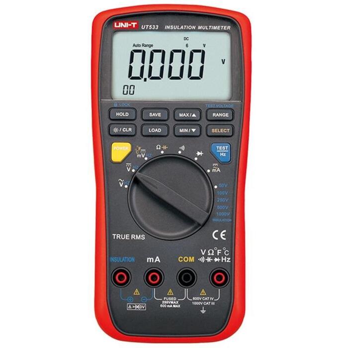Uni-T UT533 izolācijas pretestības testers, 0