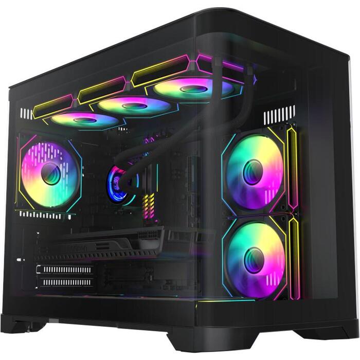 Gamemax Korpuss HYPE-M BK, 2 x