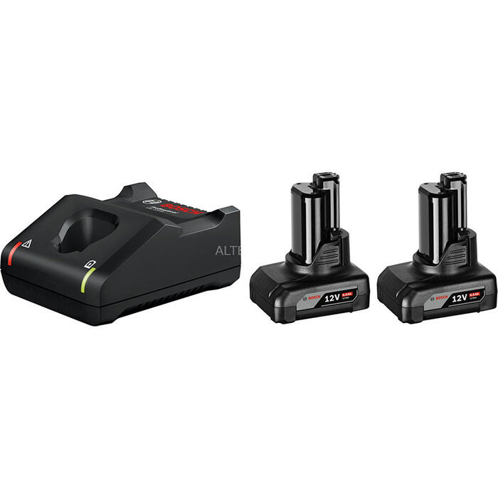 Akumulators+lādētājs GBA12V 2x6Ah GAL12V-40 1600A01B20 BOSCH (1600A01B20)