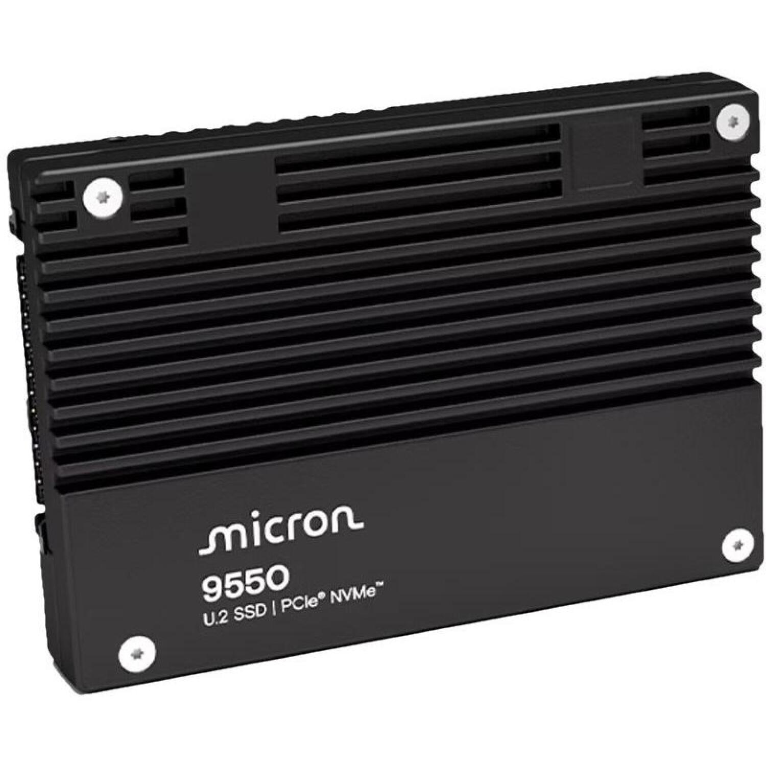 Micron SSD 9550 MAX MTFDLAL12T8THB-1BK1DABYYR, 12.8TB, U.2, PCIe 5.0, NVMe 2.0b, 3D TLC NAND, 14000MB/s чтение, 10000MB/s запись (MTFDLAL12T8THB-1BK1DABYYR)