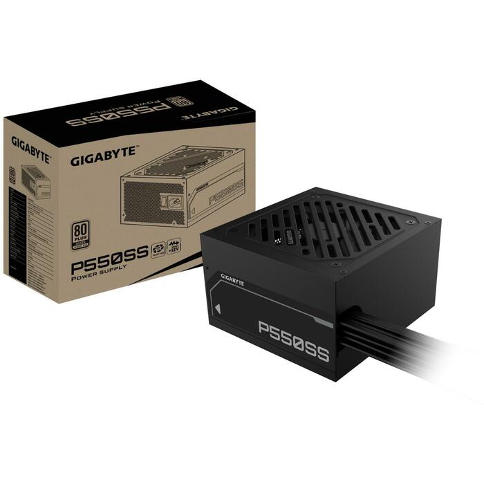 GIGABYTE Datora barošanas bloks GP-P650SS, 550W, 80 PLUS Silver, 120mm ventilators, pilnībā modulārs (GP-P650SS)