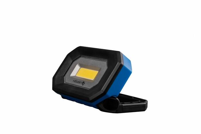 Hogert darba lukturis HT1E435, 500lm, 57m, 2000mAh, 3.7V, IPX4, IK07, USB-C, magnētisks, 3 režīmi, 180° (HT1E435)