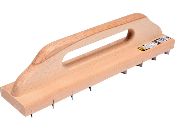 Koka skrāpis ar tērauda asmeņiem 80x400