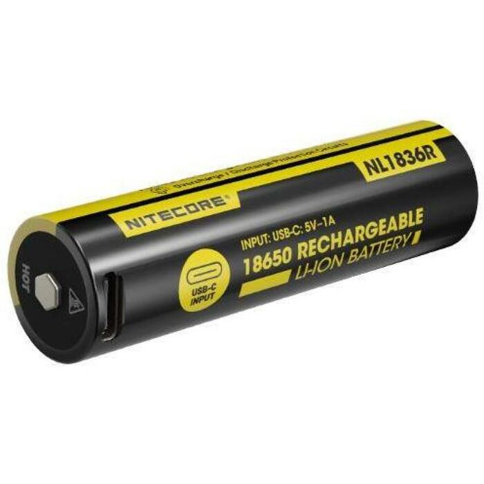 Nitecore Akumulators NL1836R(3600MAH) 3.6V, 3600mAh