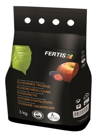 Mēslojums rudens 3kg 9690211 FERTIS (9690211)