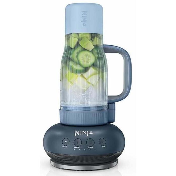 Ninja BlendBOSS DB351EUCY блендер для смузи и замороженных напитков 1100Вт 710мл 3 программы Auto-iQ Crush Pulse синий (DB351EUCY)