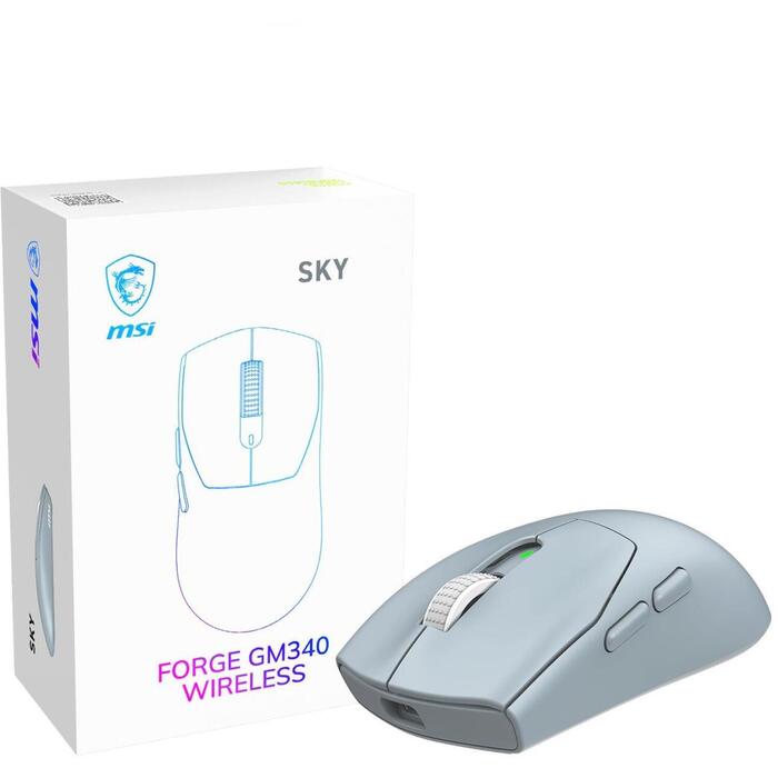 MSI FORGE GM340 WIRELESS SKY, optiskā