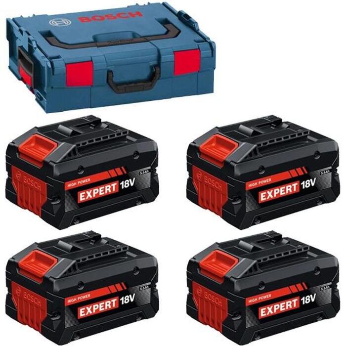 Bosch EXBA 18V-55 komplekts 1600A0373H, 4x18V