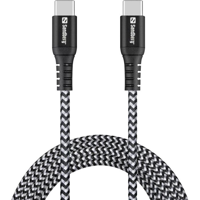 Sandberg USB-C kabelis 441-67, 2m, 100W