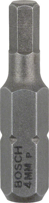 Skrūvgrieža uzgaļi Extra Hard, S2 tērauds, HEX4, 25mm, 3 gab., 2607001724, BOSCH (2607001724)