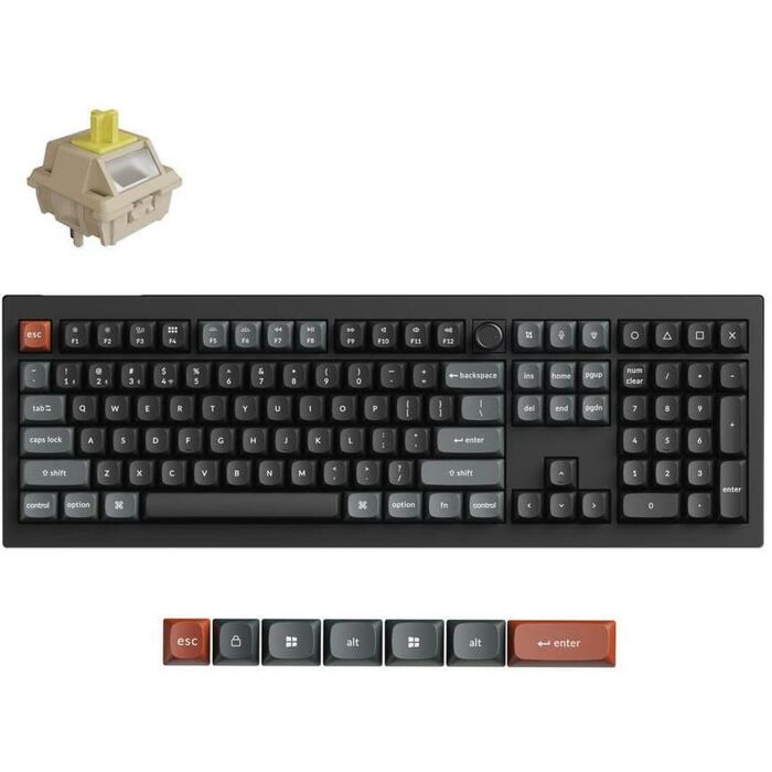 Keychron V6 Ultra 8K bezvadu mehāniskā