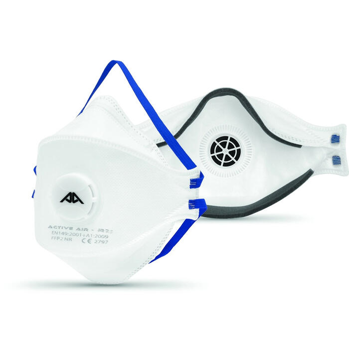 ACTIVE GEAR Respirātors ar vārstu Active