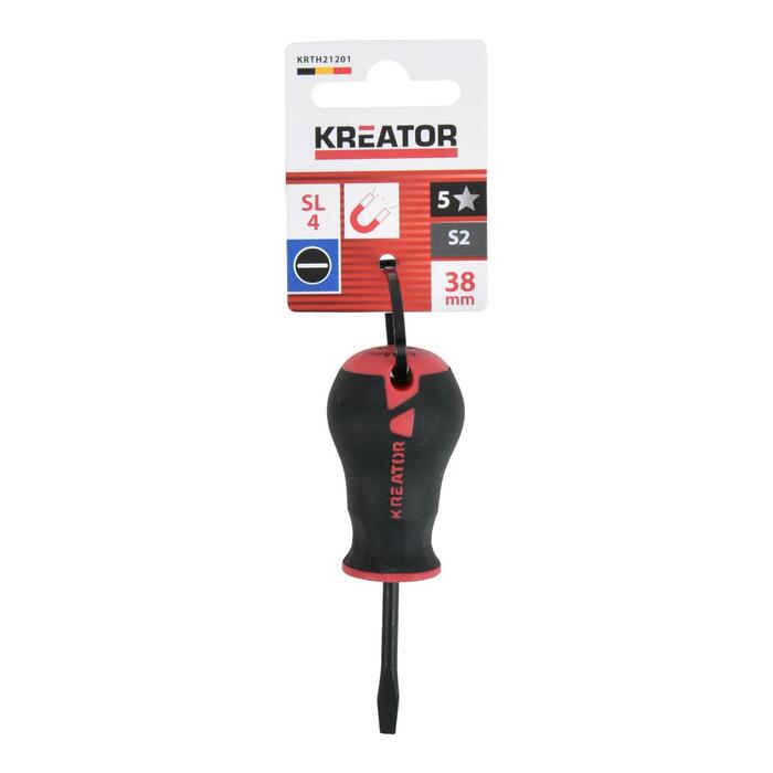 Kreator KRTH21201 Stubby plakanais skrūvgriezis, SL4