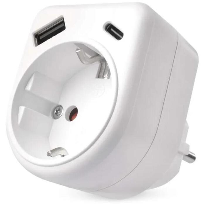 Emos Adapteris P0075, 1×, 1×USB-A 5V/2