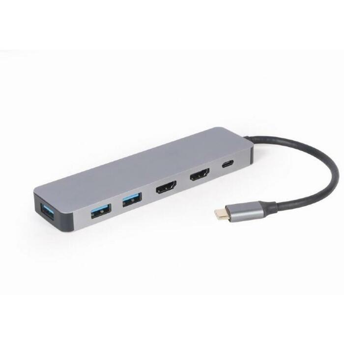 Gembird USB centrmezgls A-CM-COMBO3-03 3-in-1, 2