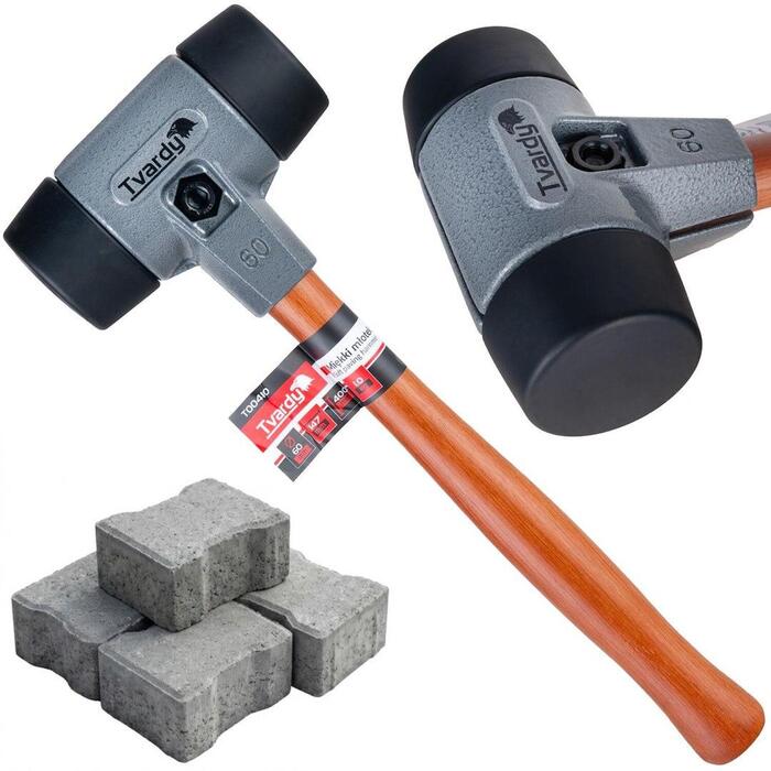 Tvardy bruģēšanas āmurs 60mm T00410, 1
