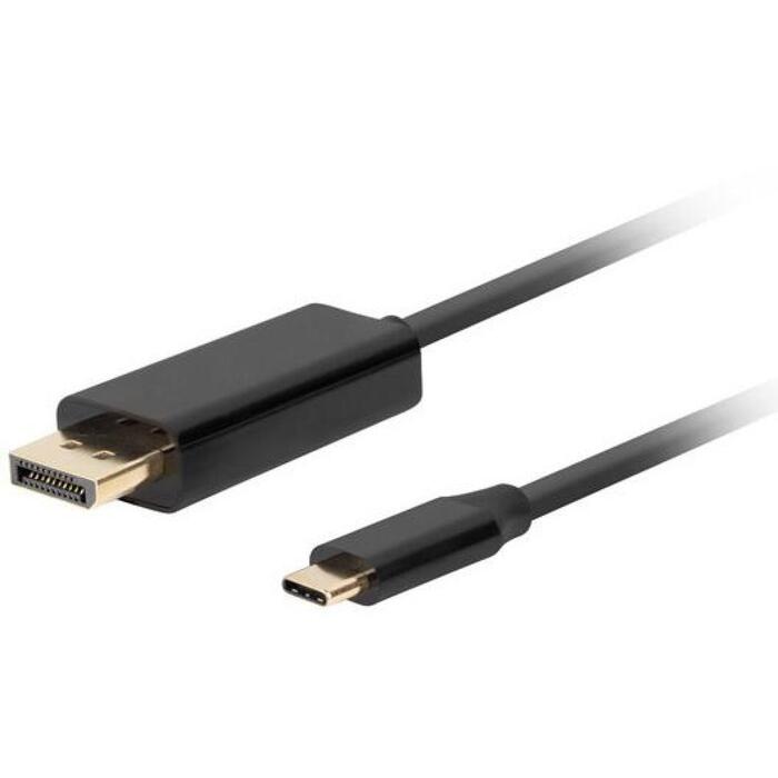 Lanberg USB-C uz DisplayPort kabelis CA-CMDP-10CU-0030-BK