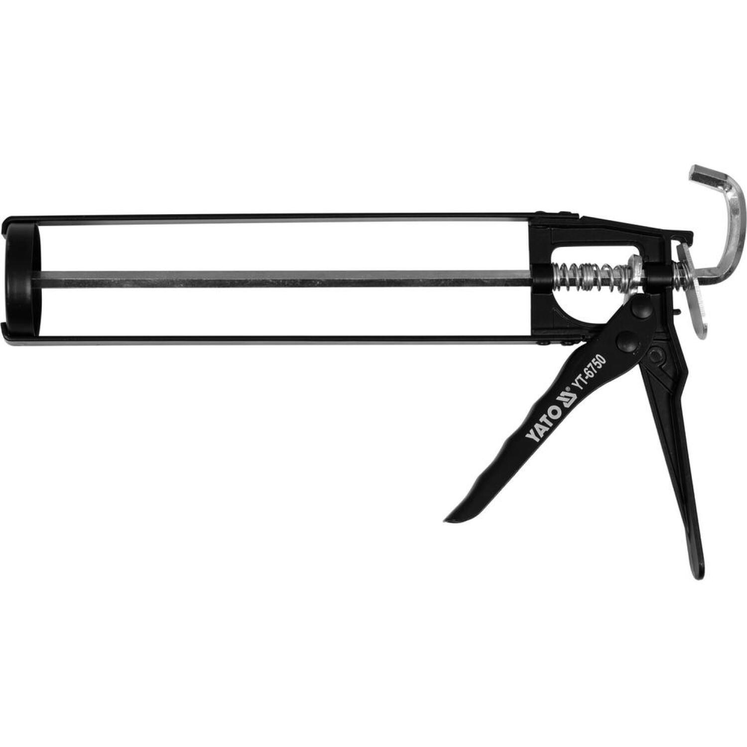 Yato hermētiķu pistole YT-6750, 300ml, 225mm, 49mm, tērauda loksne, alumīnija rokturis, ergonomisks, skeleta tipa (YT-6750)