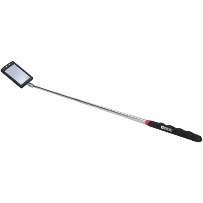 Teleskopisks spogulis ar LED gaismu 260-760mm