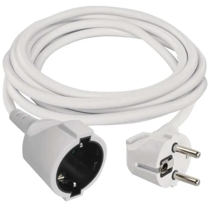 Emos Удлинитель P0123R, 3 м, 1×2P+PE SCHUKO, 3 680 W, PVH, защита от детей (P0123R)