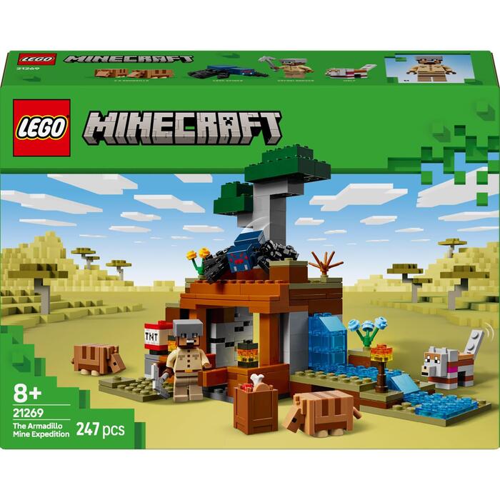 LEGO Minecraft Ekspedīcija Armadillo raktuvēs 21269