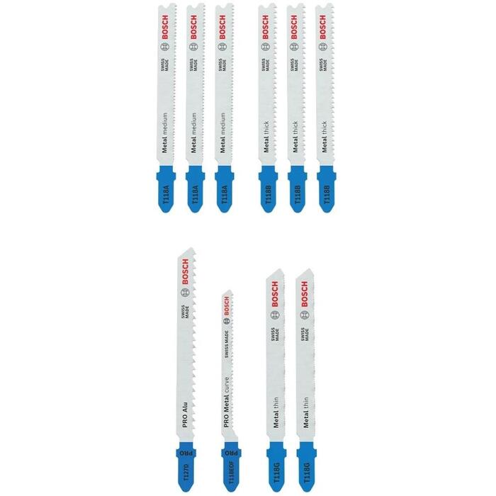 Bosch 2607012070 10 gab. metāla finierzāģa