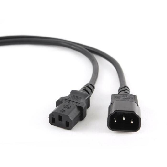 Gembird barošanas kabeļa pagarinātājs PC-189-VDE-3M melns