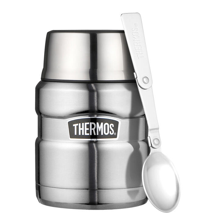 Контейнер для еды «King» с ложкой, нержавеющая сталь, 0,47 л, R910501 THERMOS (R910501)