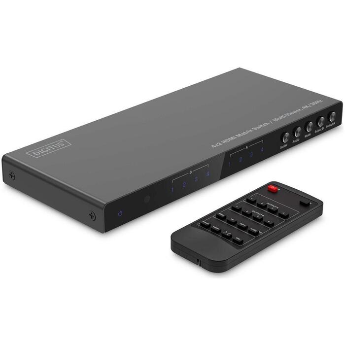 Digitus HDMI komutators 4x2 DS-55345, 4K/30Hz