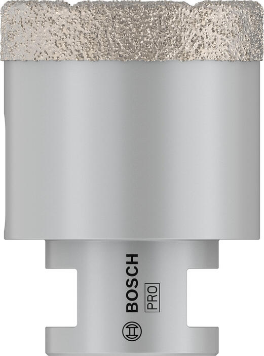 Dimanta caurumzāģis 55 mm DrySpeed Best for Ceramic, Mazām leņķa slīpmašīnām PRO CERAMIC DRY KROŅURBIS, 2608587126, BOSCH (2608587126)