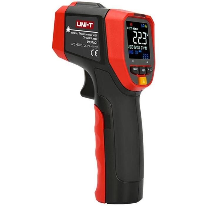 Uni-T UT301C+, infrasarkanais termometrs, -32...600°C