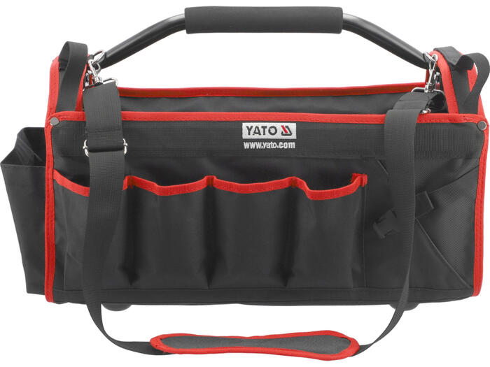 Yato YT-7435 instrumentu soma, 49x23x28 cm, neilons, 31 kabata, pastiprināta, ūdensnecaurlaidīga, alumīnija rokturis (YT-7435)