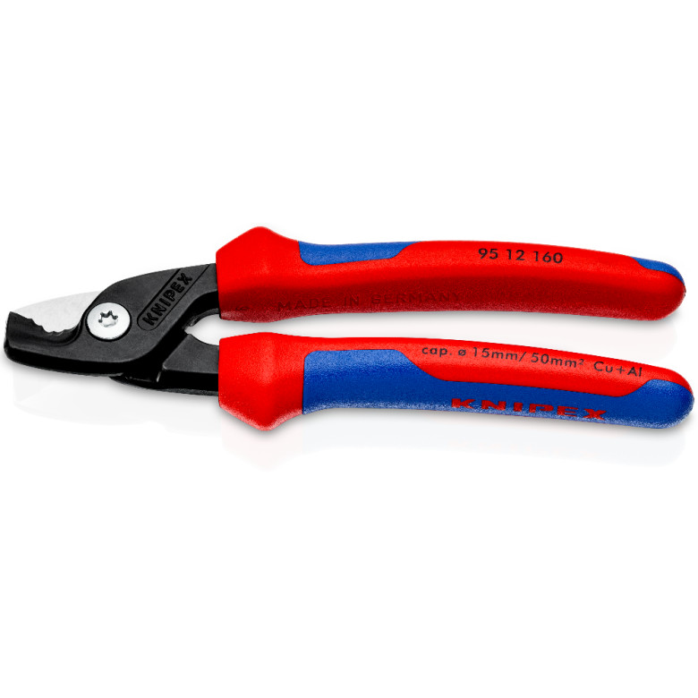 Резак для кабеля StepCut D15мм/50мм2 DR 9512160SB KNIPEX (95 12 160 SB)