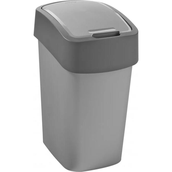 Atkritumu spainis Flip Bin 9L sudraba/pelēks