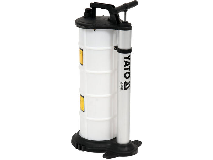 Yato YT-07087 rokas eļļas sūknis, 9l, PP, 3 zondes, eļļas maiņai (YT-07087)